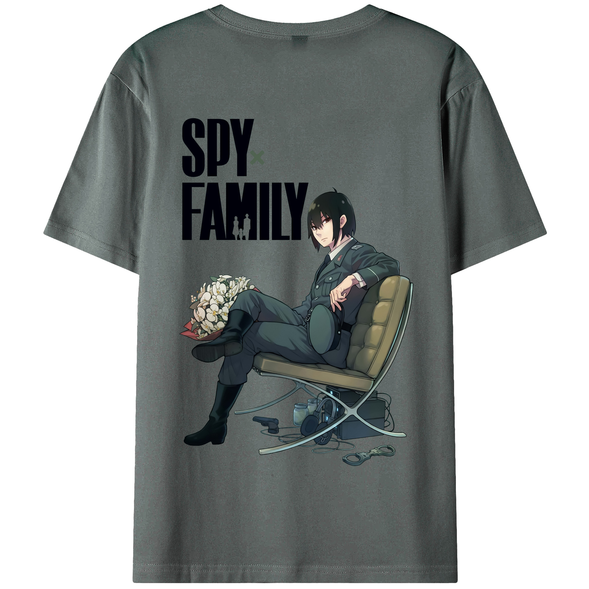 （画像用） SPY×FAMILY间谍家家酒 綿100％半袖Tシャツ（背面プリント）
